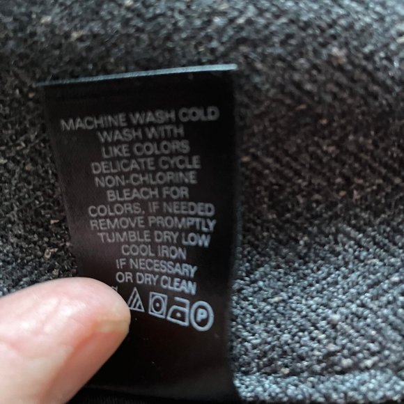 Vintage Axcess (Liz Claiborne) Dark Gray Tweed Dress Pants - Size 10 - Picture 8 of 8